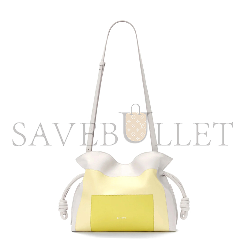 LOEWE X ALBERS MEDIUM FLAMENCO CLUTCH IN NAPPA CALFSKIN A411FC1XDD 02 (30*24.5*10.5cm)